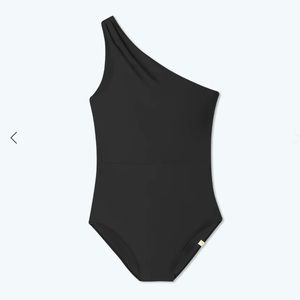 Summersalt The Ruched Sidestroke Black (Size 12)